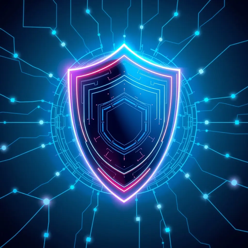 Abstract illustration for this article: OpenAI's Secret Shield: Inside the Acquisition of Promptfoo