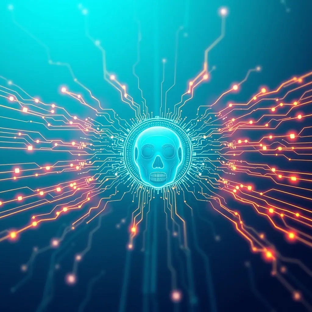 Abstract illustration for this article: The AI Surveillance Crisis: Why the Pentagon Banned its Top Tech Ally