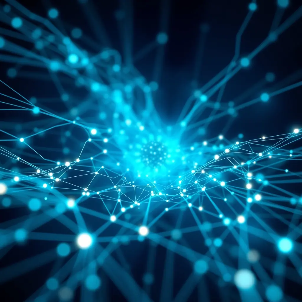 Abstract illustration for this article: The Trillion-Parameter Breakthrough: How DeepSeek V4 and Hybrid AI Are Rewriting the Rules