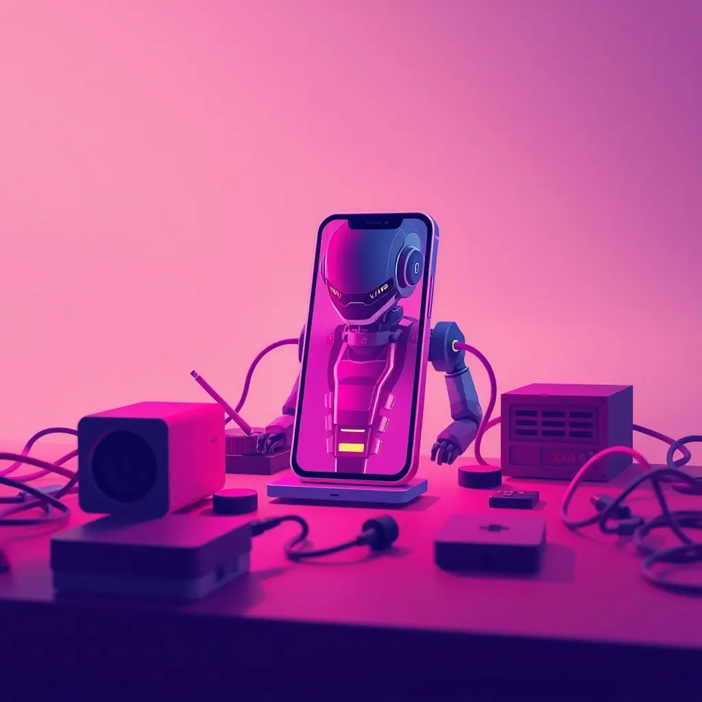 Abstract illustration for this article: The 2026 AI Survival Guide: How to Optimize Your Phone Amid Hardware Shortages